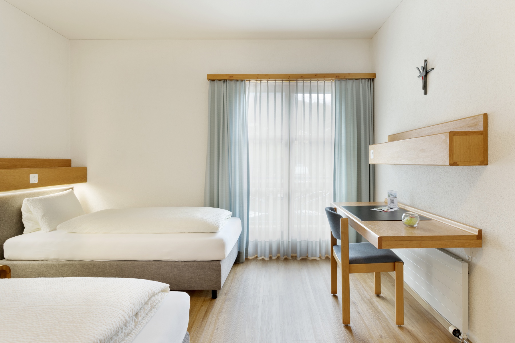 Komfort Zimmer mit Balkon mit Doppelbett oder Twin Bett buchbar